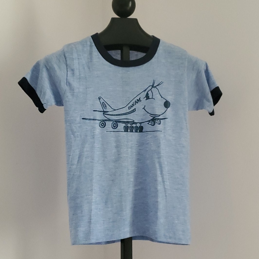 Pan American 747 Vintage 1980s Sz Small